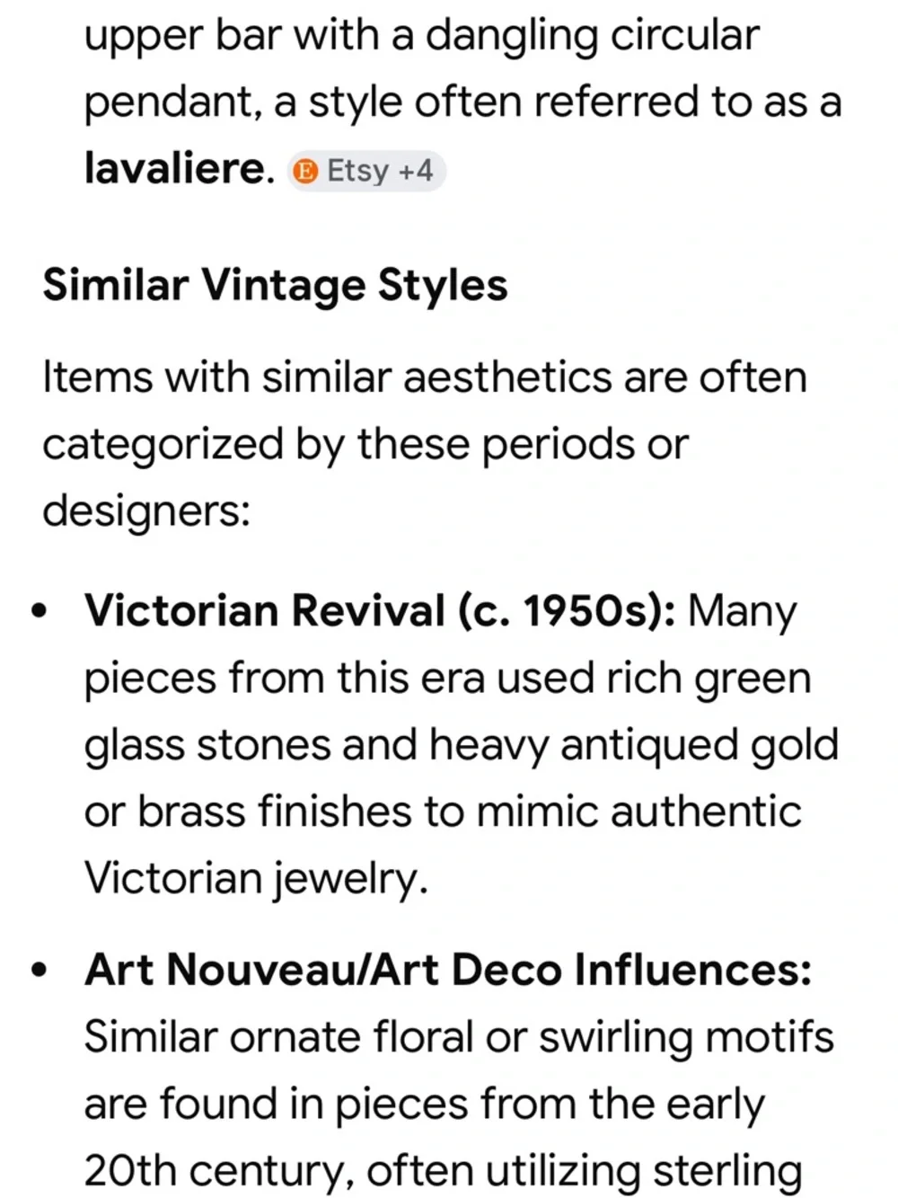 Vintage Silver tone Brooch with Green Cabochon! - Picture 6 of 7